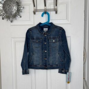 Target Cat & Jack Medium Blue Denim Jacket for Girls. NWT Sz 5T